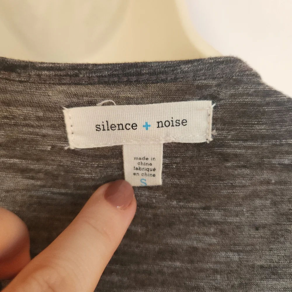 Urban Outfitters Silence + Noise Double Slit Dark Maxi Dress S Vacation Festival - Picture 8 of 8